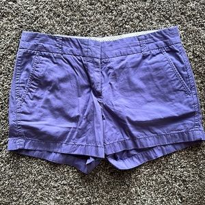 J Crew Purple Chino Shorts
